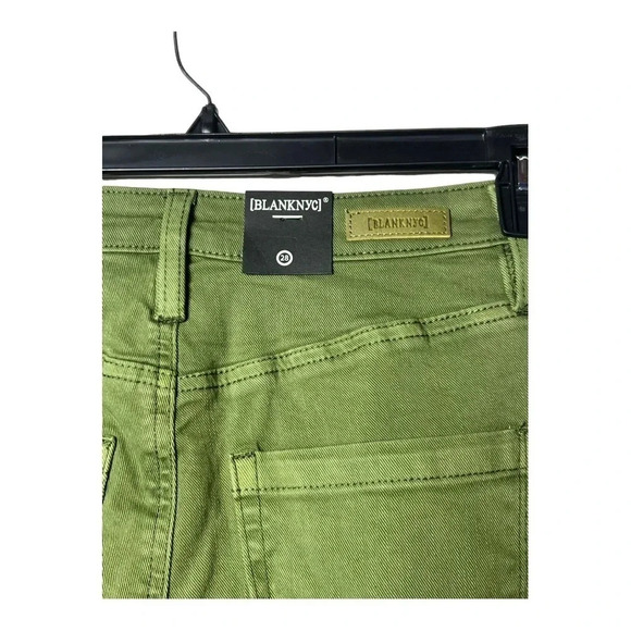 BLANK NYC “THE DELANCEY” DENIM WIDE LEG DENIM PANTS GOING GREEN IN COLOR SIZE 28 - Picture 12 of 14